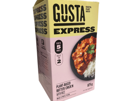 CLEARANCE - Gusta Express Butter Chick n Rice Bowl Meal Kit - 875g Fashion