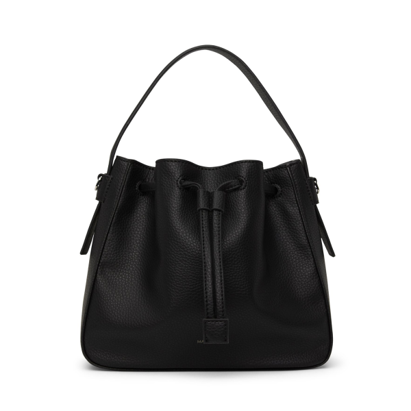 CLEARANCE - Matt & Nat Amber Purity Bucket Bag - Black For Cheap