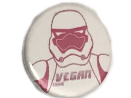 CLEARANCE - Vegan Supply  Vegan Storm Trooper  Button Fashion