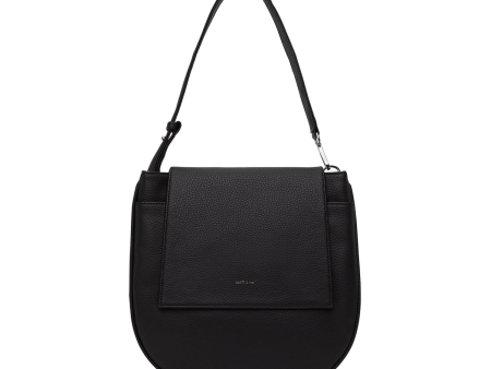 CLEARANCE - Matt & Nat Match Purity Shoulder Bag - Black Cheap