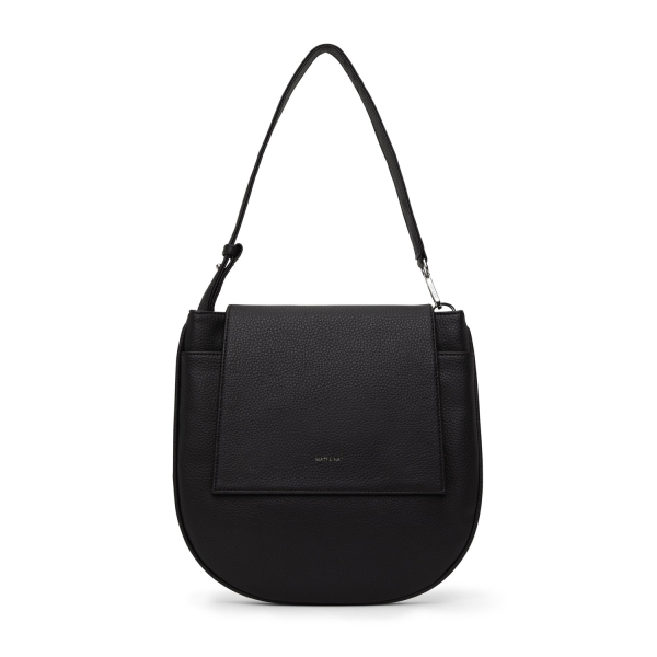 CLEARANCE - Matt & Nat Match Purity Shoulder Bag - Black Cheap