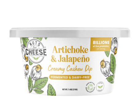 Nuts For Cheese Artichoke & Jalapeno Creamy Cashew Dip - 210g Online now