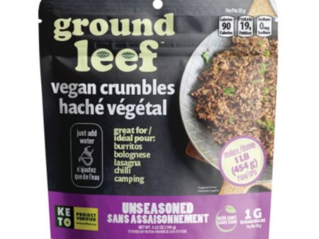 CLEARANCE - Ground Leef Vegan Unseasoned Crumbles - 100g Online Sale