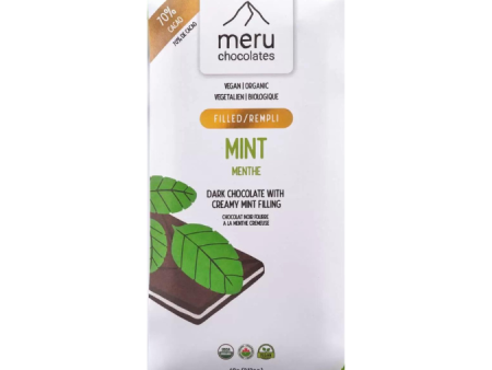 CLEARANCE - Meru Chocolates Mint Filled Chocolate Bar - 60g Cheap