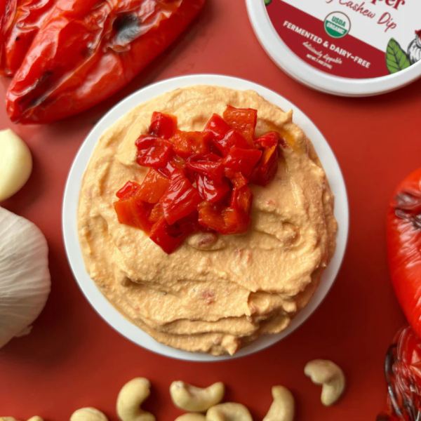 Nuts For Cheese Roasted Red Pepper Creamy Cashew Dip - 210g Hot on Sale