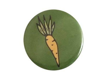 CLEARANCE - Vegan Supply  Carrot  Button - 1.25  Hot on Sale