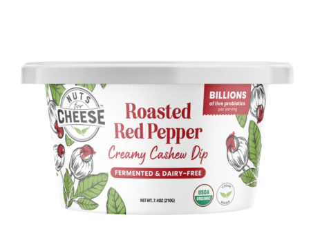 Nuts For Cheese Roasted Red Pepper Creamy Cashew Dip - 210g Hot on Sale