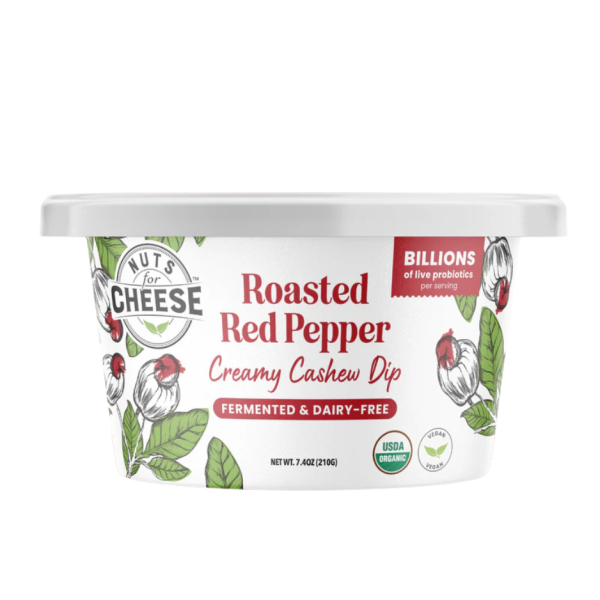 Nuts For Cheese Roasted Red Pepper Creamy Cashew Dip - 210g Hot on Sale