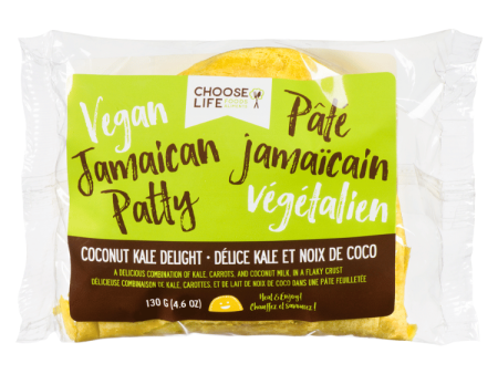 CLEARANCE - Choose Life Foods Coconut Kale Delight Jamaican Patty - 130g on Sale