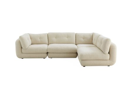 Pompidou 4-Piece Sectional on Sale