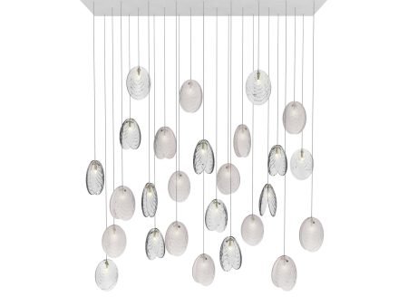 Mussels Rectangle LED Chandelier Online Hot Sale