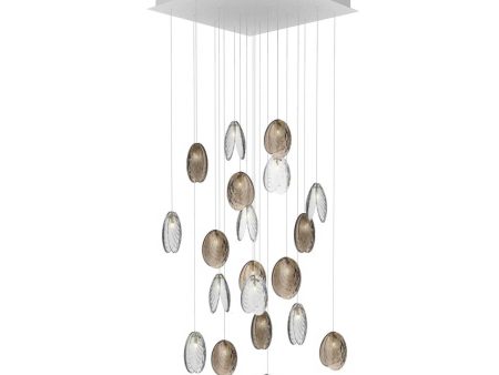 Mussels Square LED Chandelier Cheap