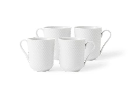 Rhombe Mug with Handle (Set of 4) For Sale