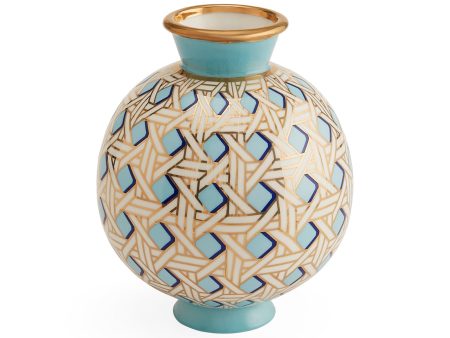 Basketweave Round Vase Online Hot Sale