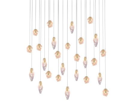 Fragments Rectangle LED Chandelier Discount