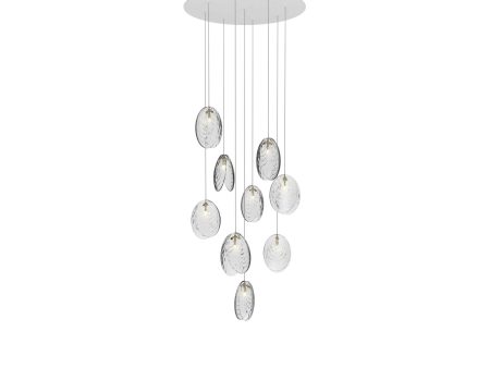 Mussels Round LED Chandelier For Discount