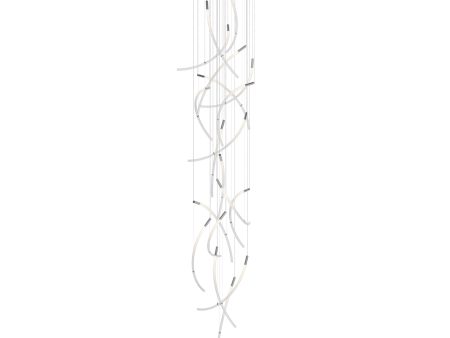 Flare 19-Light LED Chandelier For Discount