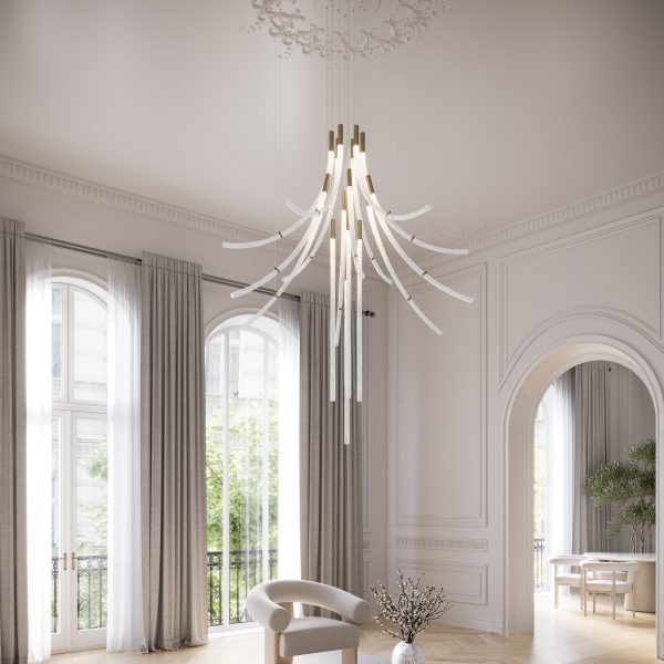 Flare 16-Light LED Chandelier Online now