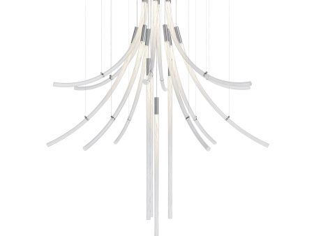 Flare 16-Light LED Chandelier Online now