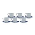 Night Coffee Cup and Saucer (Set of 6) Online Hot Sale