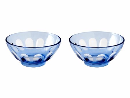 Acqua Rialto Glass Bowl (Set of 2) Online Sale