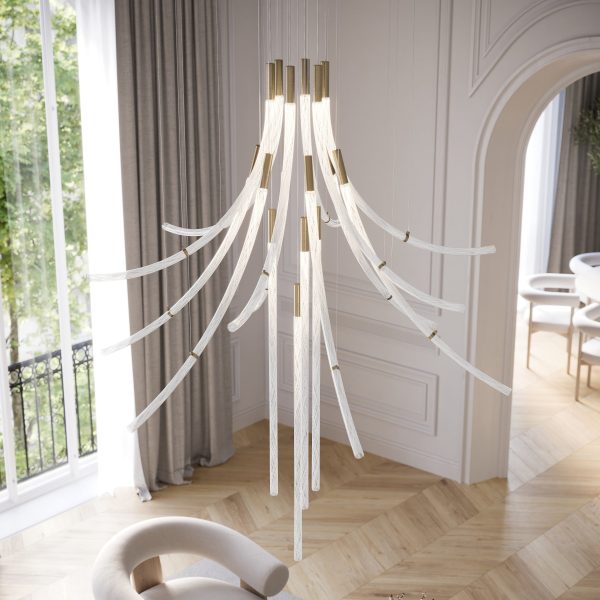 Flare 16-Light LED Chandelier Online now