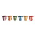 Lido Righe Espresso Shot Cups (Set of 6) For Discount