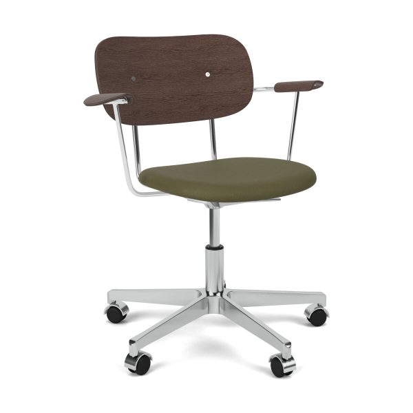 Co Seat Upholstered Task Chair with Armrest on Sale