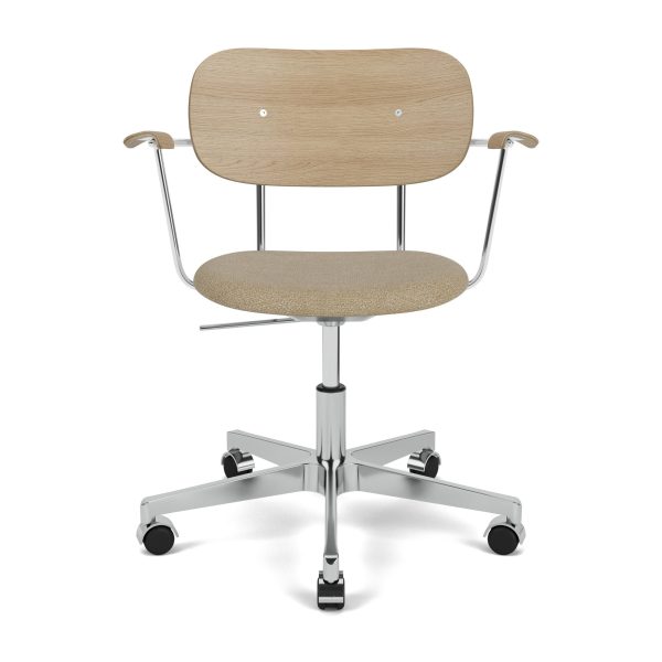 Co Seat Upholstered Task Chair with Armrest on Sale