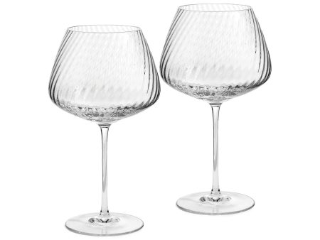 Vera Wang Swirl Red Wine Glass (Set of 2) For Cheap