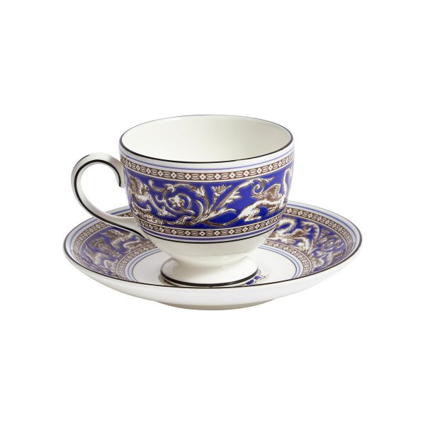 Florentine Teacup and Saucer Cheap