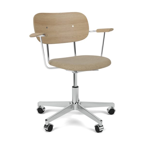 Co Seat Upholstered Task Chair with Armrest on Sale