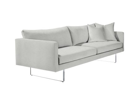 Blade Sofa with Acrylic Base For Discount