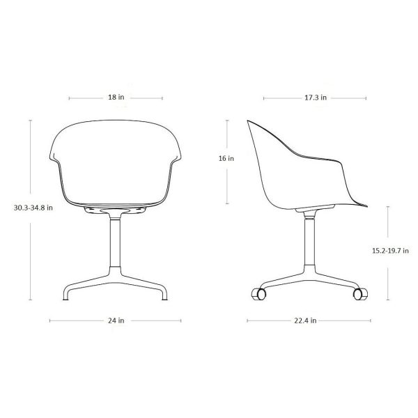 Bat Swivel Conference Chair Supply