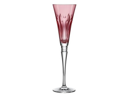 Winter Wonders Winter Rose Flute Glass Hot on Sale