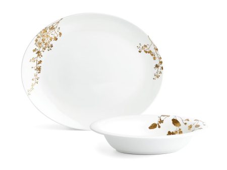 Vera Wang Jardin 2-Piece Serving Set Discount