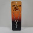 FLARE CROSS SS NECKLACE-8031 : 18 IN Online