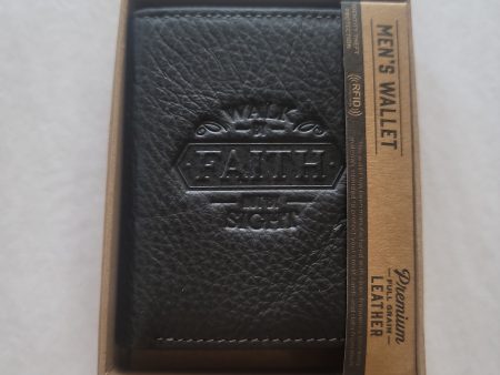 WALK BY FAITH BLACK WALLET-1403 Hot on Sale