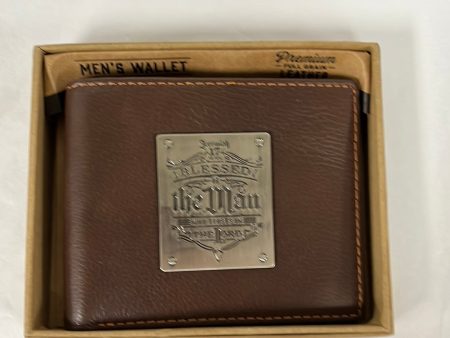 BLESSED IS THE MAN LTHR WALLET-7103 Discount