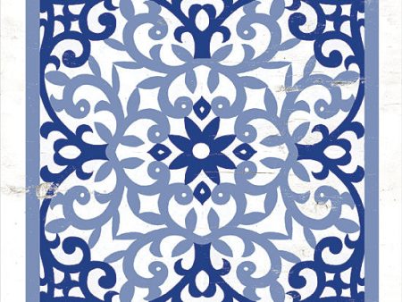 CIN1875 - Blue Tile V - 12x12 Fashion