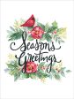 ART1157 - Seasons Greetings Wreath - 12x16 Fashion