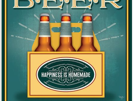 MOL1983 - Happiness is Homemade Beer - 12x12 Sale