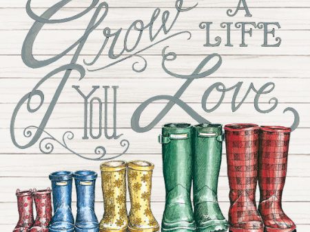 DS1848 - Grow a Life You Love Boots - 12x12 For Sale