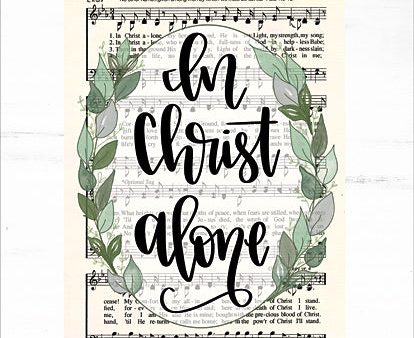 DUST442 - In Christ Alone - 12x16 Discount