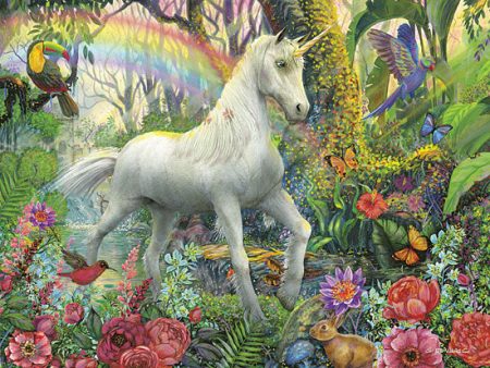 ED415 - Rainbow Unicorn - 16x12 For Discount