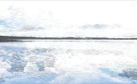 BLUE412 - Lake Landscape - 18x9 Discount